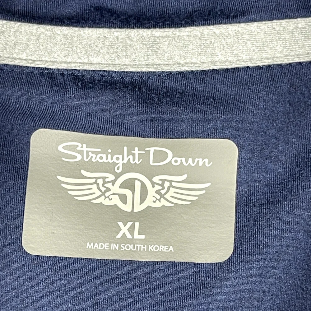 Straight Down Cypress Vest Mens XL‎ Blue Golf Performance Sleeveless Soft Casual